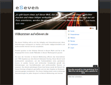 Tablet Screenshot of eseven.de